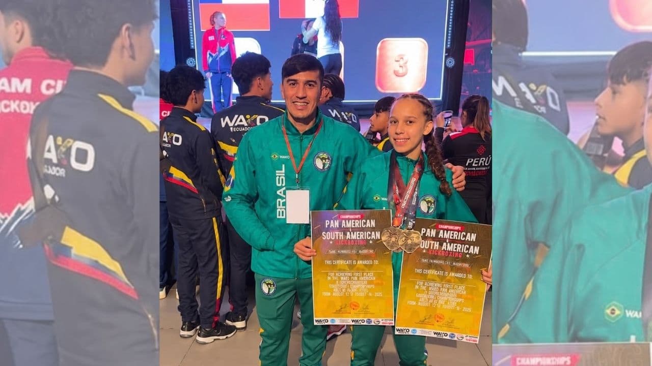 Pai e filha de Castro fazem ações após serem convocados ao Mundial de Kickboxing no Uzbequistão