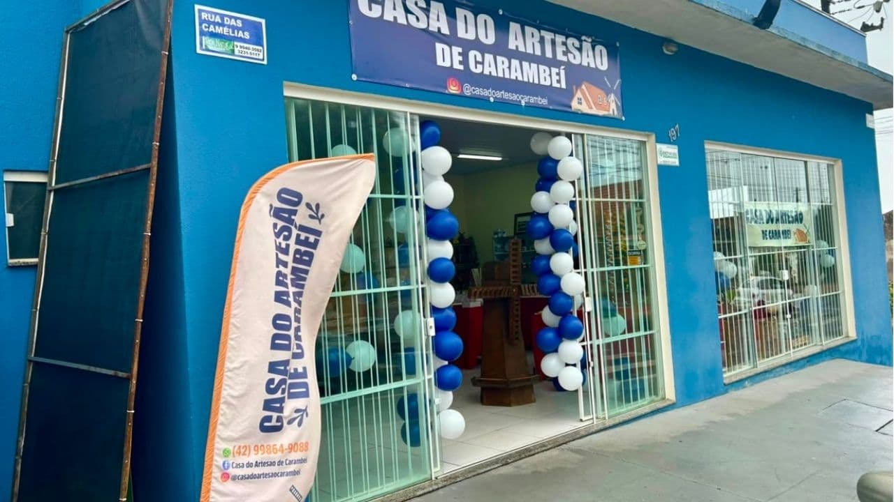 Casa do Artesão de Carambeí passa a atender em novo espaço