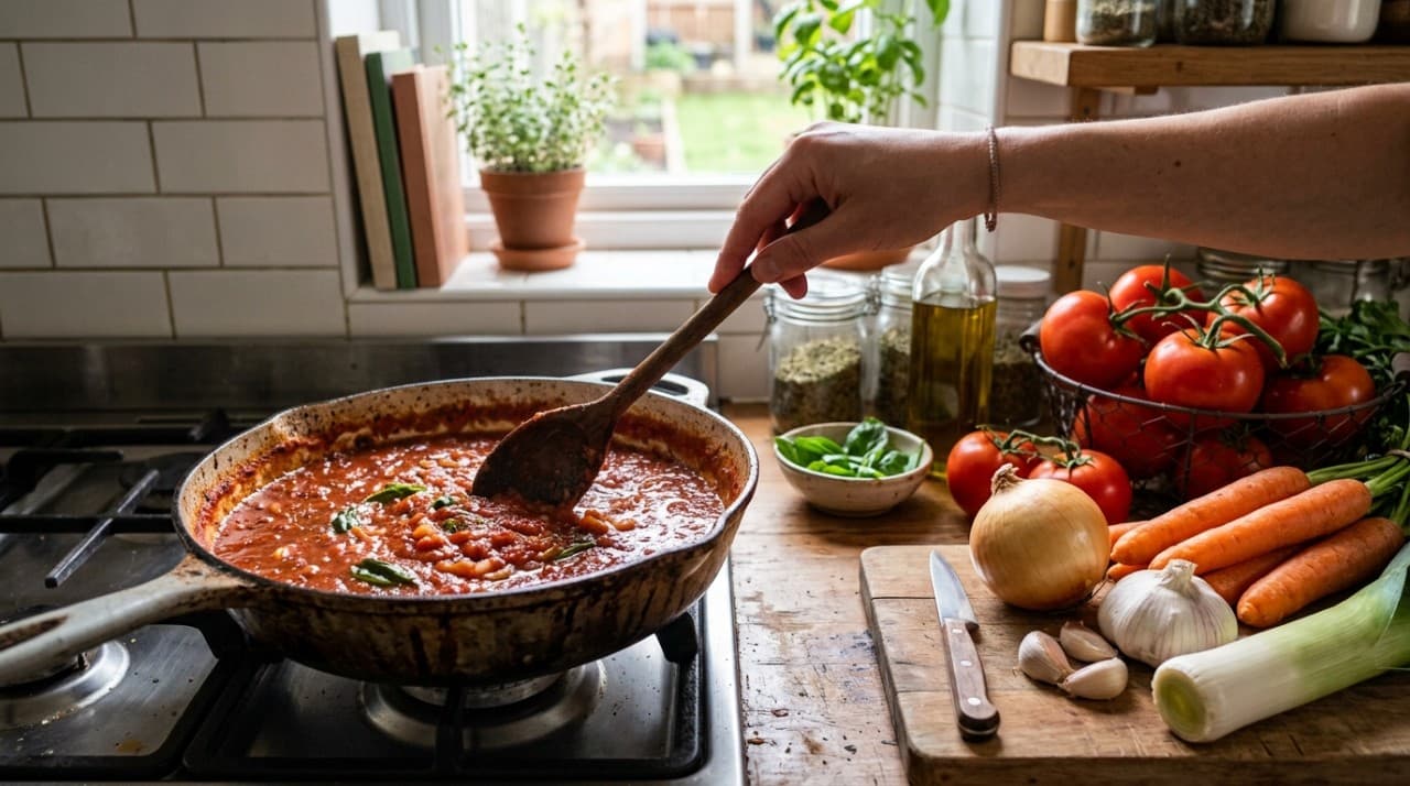 Aprenda a fazer molho de tomate caseiro sem lata