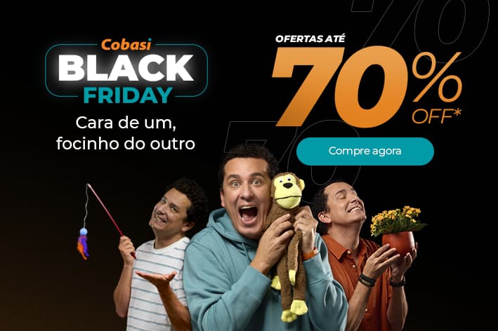 Black Friday Pet Cobasi tem até 70% OFF até 30/11
