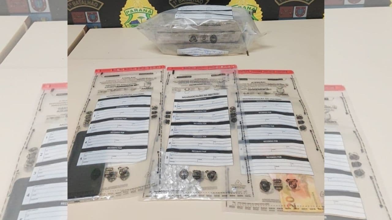 Homem é preso com 95 pedras de crack e 2 quilos de maconha em Ponta Grossa