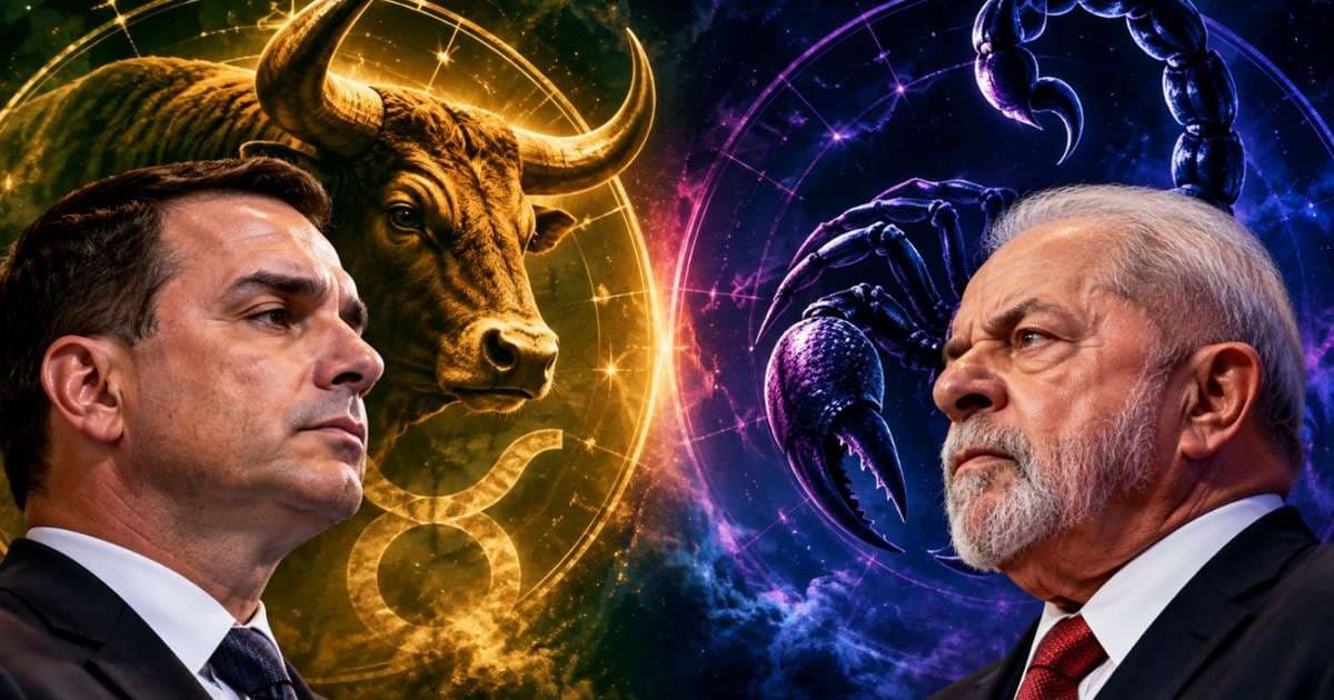 Lula e Flávio Bolsonaro: signos opostos no zodíaco