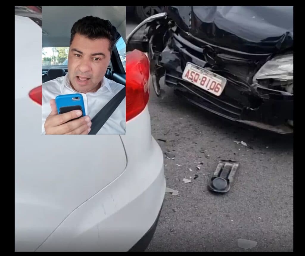 Marcelo Rangel se envolve em acidente nesta segunda-feira