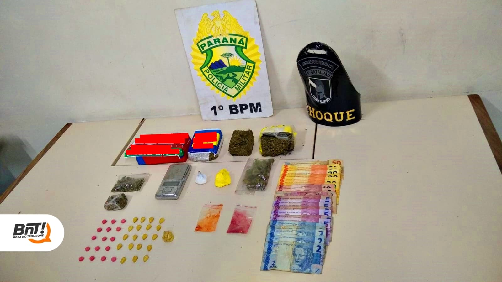 Traficantes presos com ecstasy, cocaína e maconha em Ponta Grossa