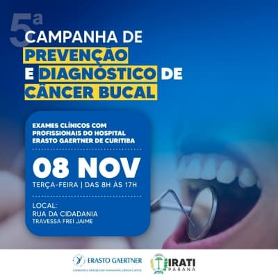 Irati realiza campanha de prevenção ao câncer bucal