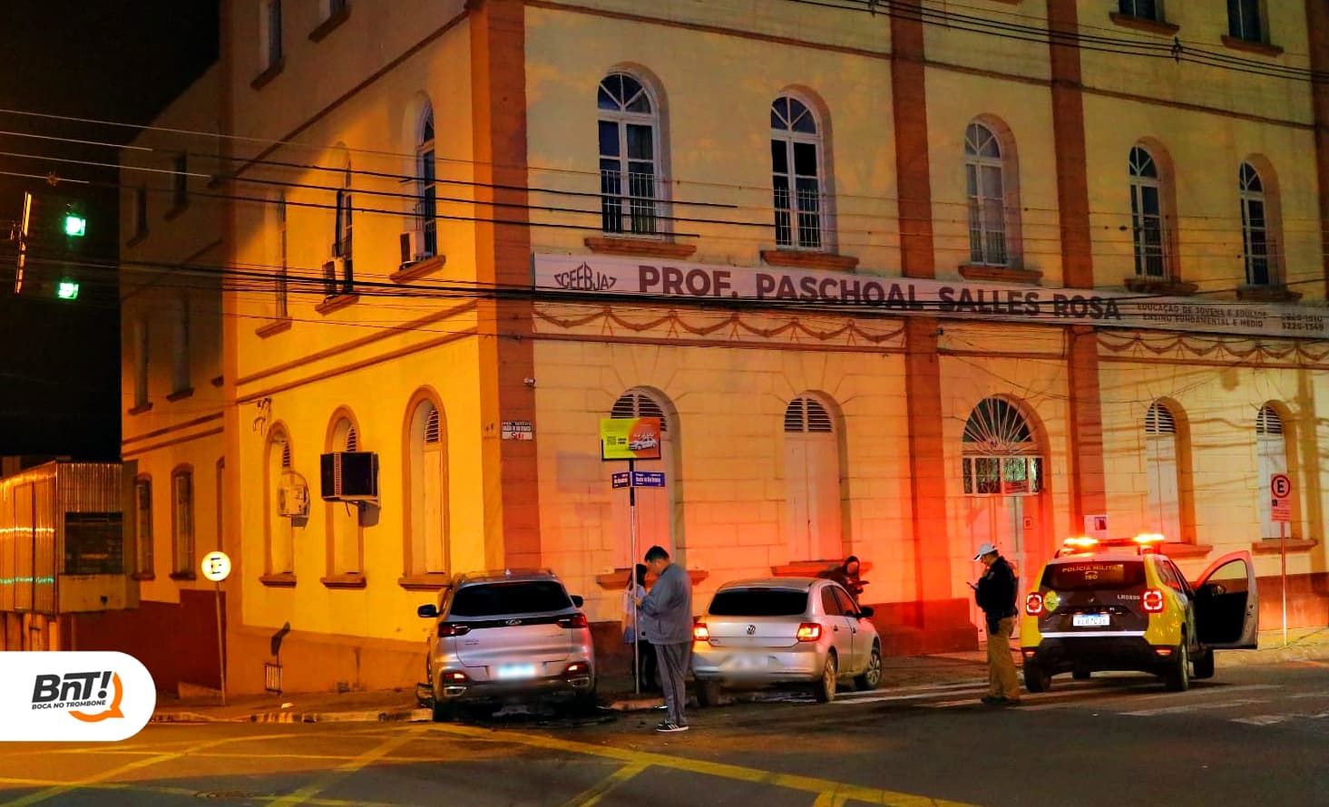 Após causar acidente motorista acaba preso pela polícia no centro de PG