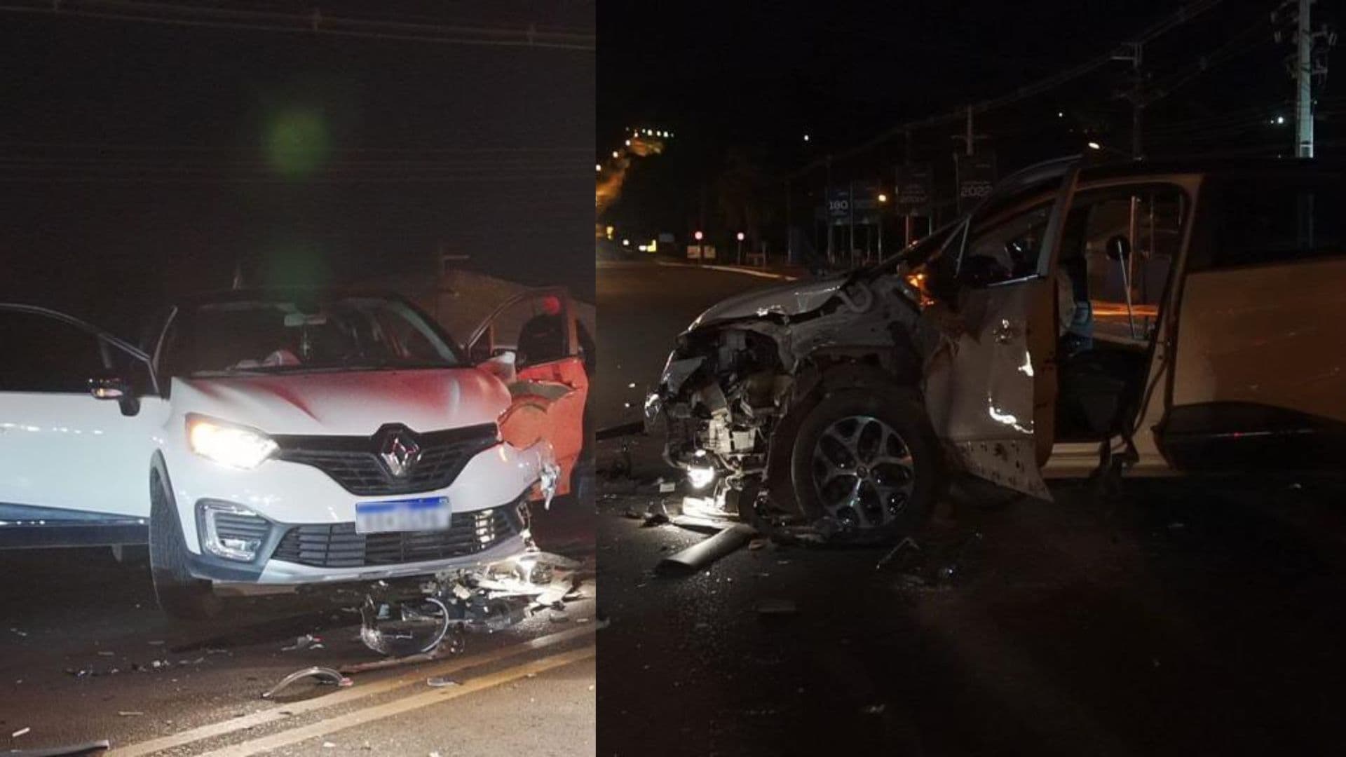 Colisão deixa veículos destruídos na Monteiro Lobato em PG
