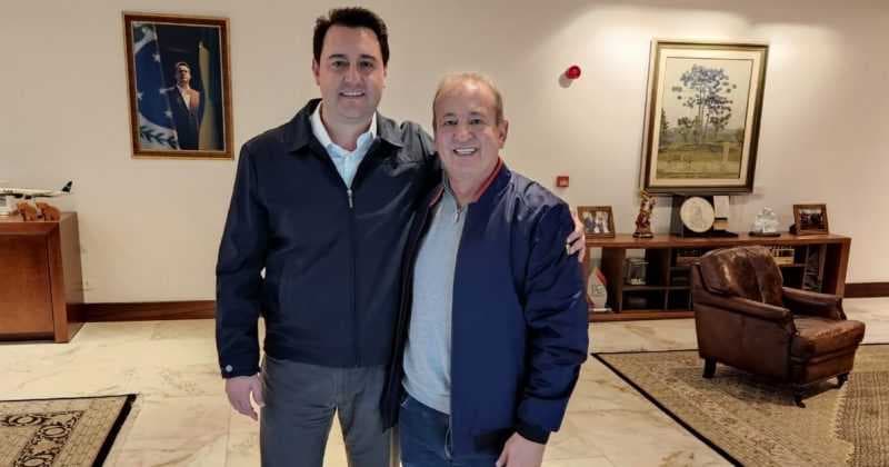 Fadel e Ratinho Júnior discutem futuro dos pequenos municípios