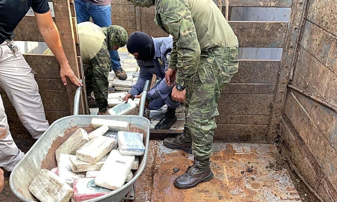 PF já apreendeu 72 toneladas de cocaína e pretende ter ano recorde