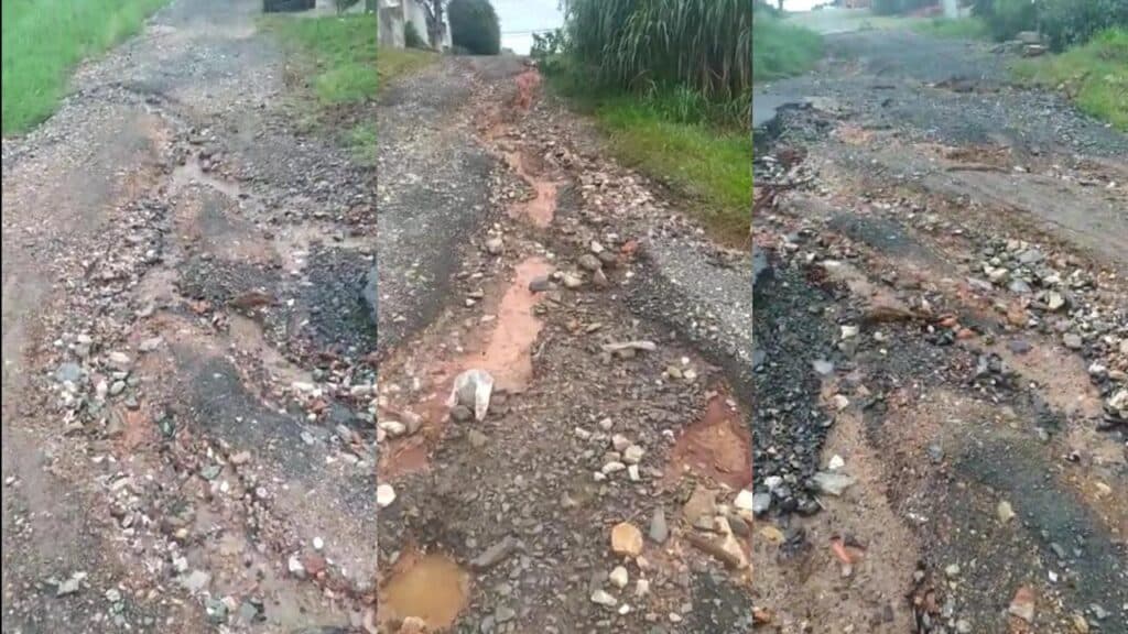 “Impossível passar com o carro”, desabafa moradora sobre rua de PG