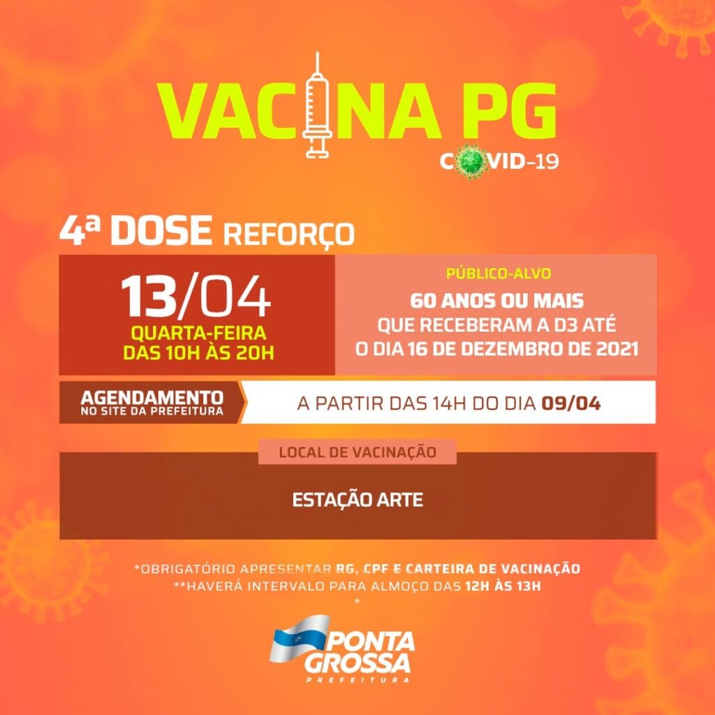 Prefeitura realiza nova etapa de vacinação contra covid-19 para idosos
