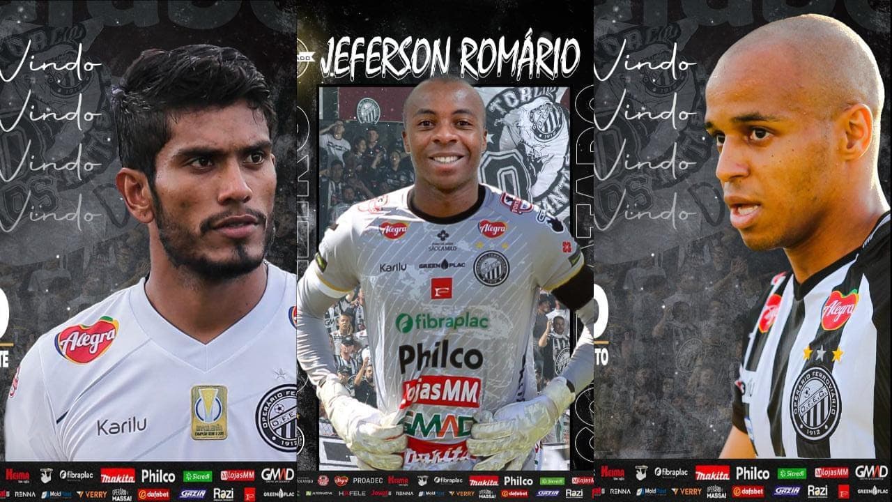 Operário anuncia contratação de três novos atletas
