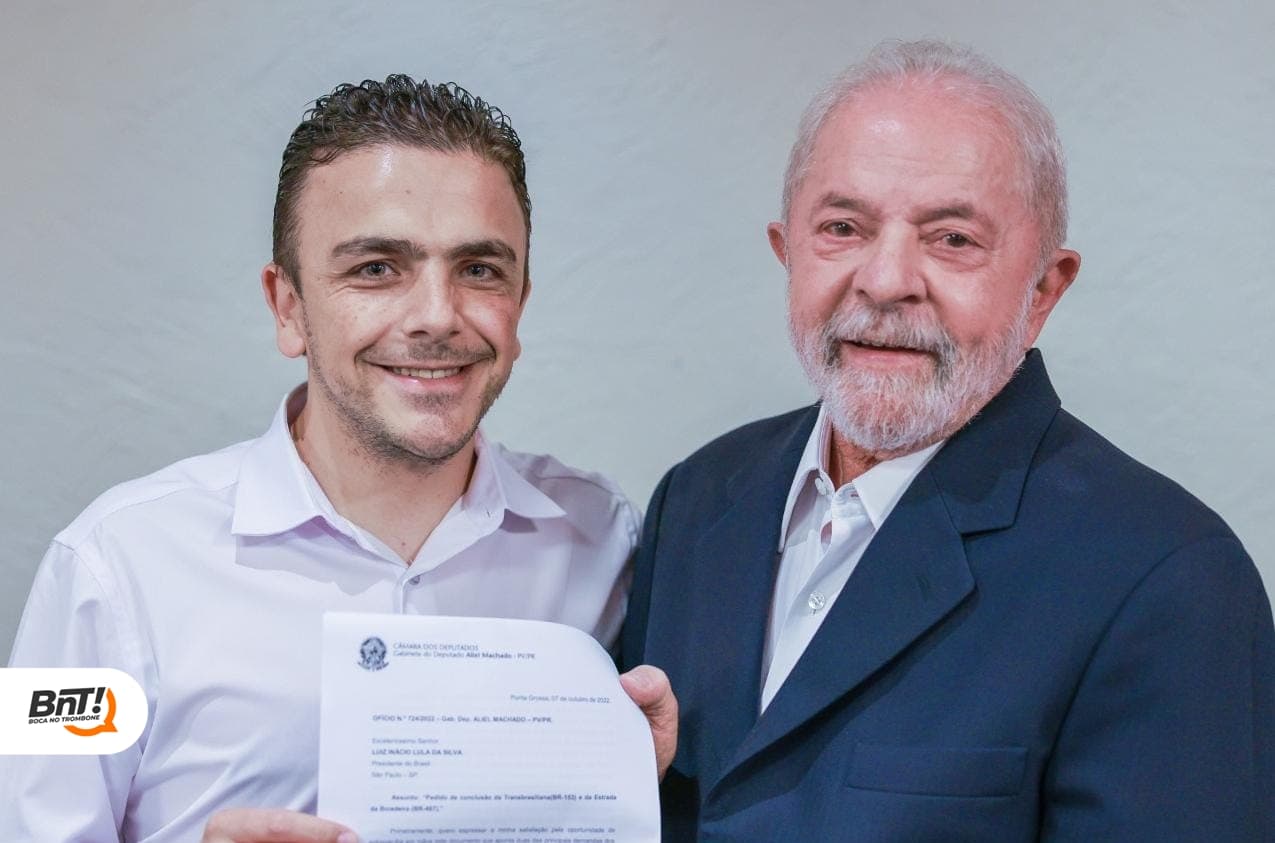 Aliel se encontra com Lula e entrega demandas dos Campos Gerais