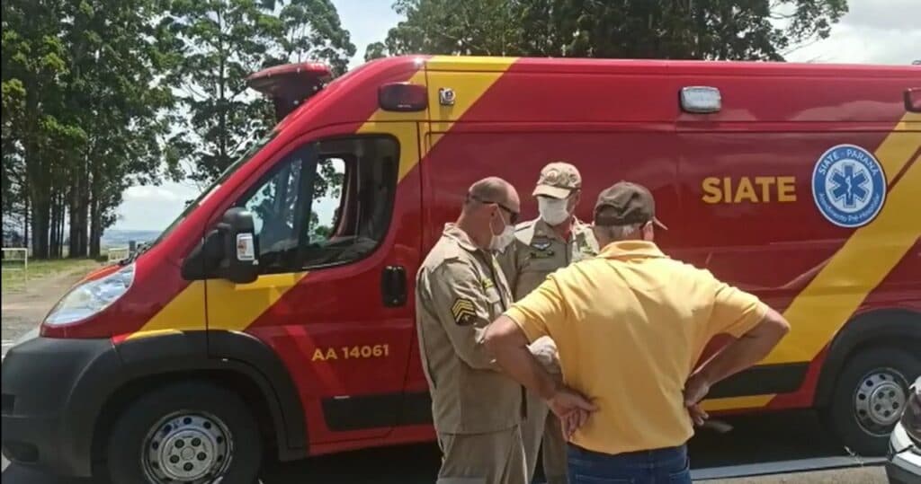 Mulher fica ferida após acidente na Br-376 em Ponta Grossa