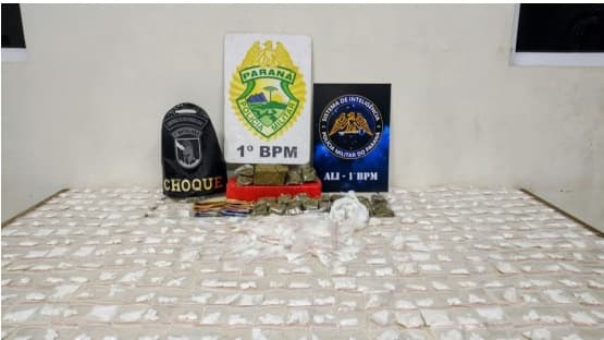 PM apreende cocaína e prende mulher em PG