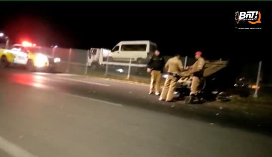 Criminosos trocam tiros com equipes da Polícia Militar durante abordagem em Carambeí