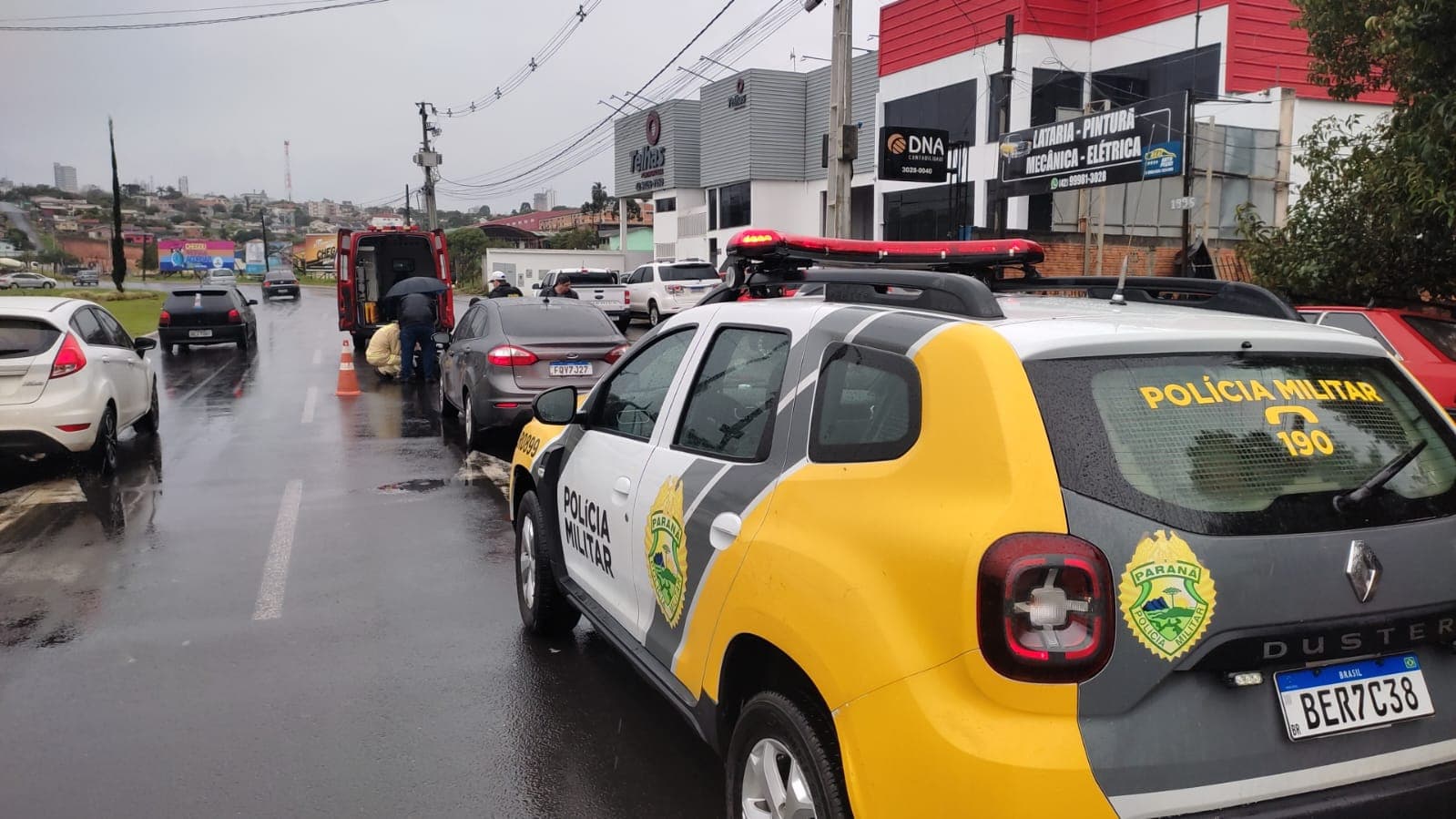 Idoso atropelado em bairro de PG
