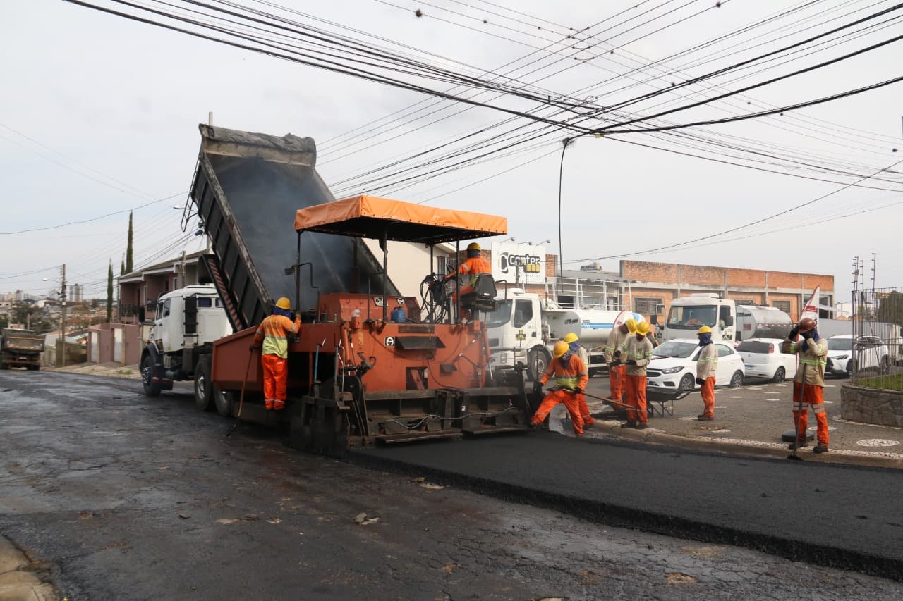 Prefeitura de PG segue com recapeamento asfáltico