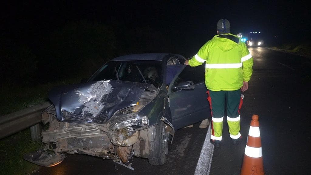 Motorista é preso após provocar grave acidente com 3 carros da BR-376