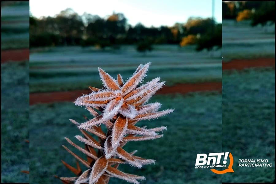 Temperaturas de PG despencam em ‘fim de semana gelado’