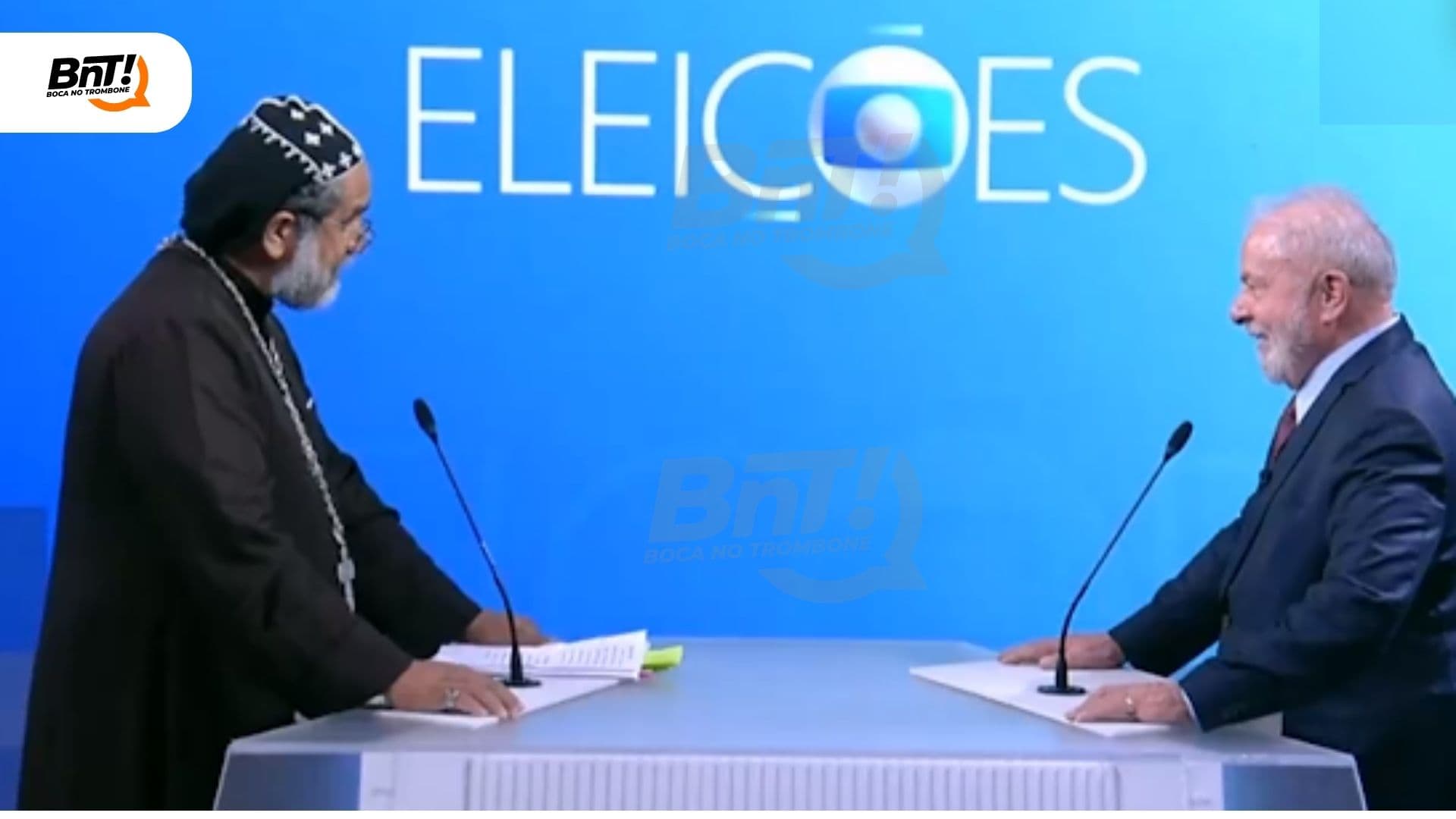 Padre e Lula batem boca durante debate na Globo