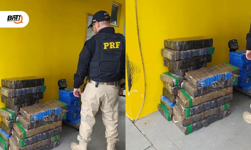 PRF apreende 227 quilos de maconha em Porto Amazonas