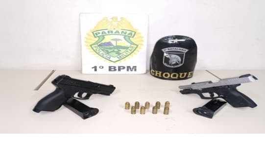 PM prende homem com pistola calibre 40 em PG