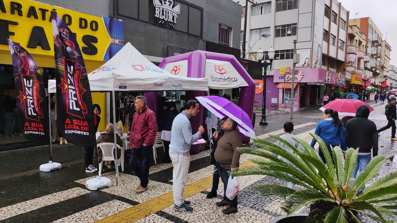 Clínica de PG realiza exames gratuitos no centro da cidade