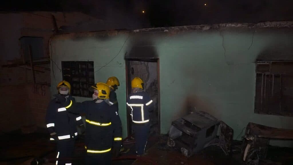 Suspeita de incêndio criminoso