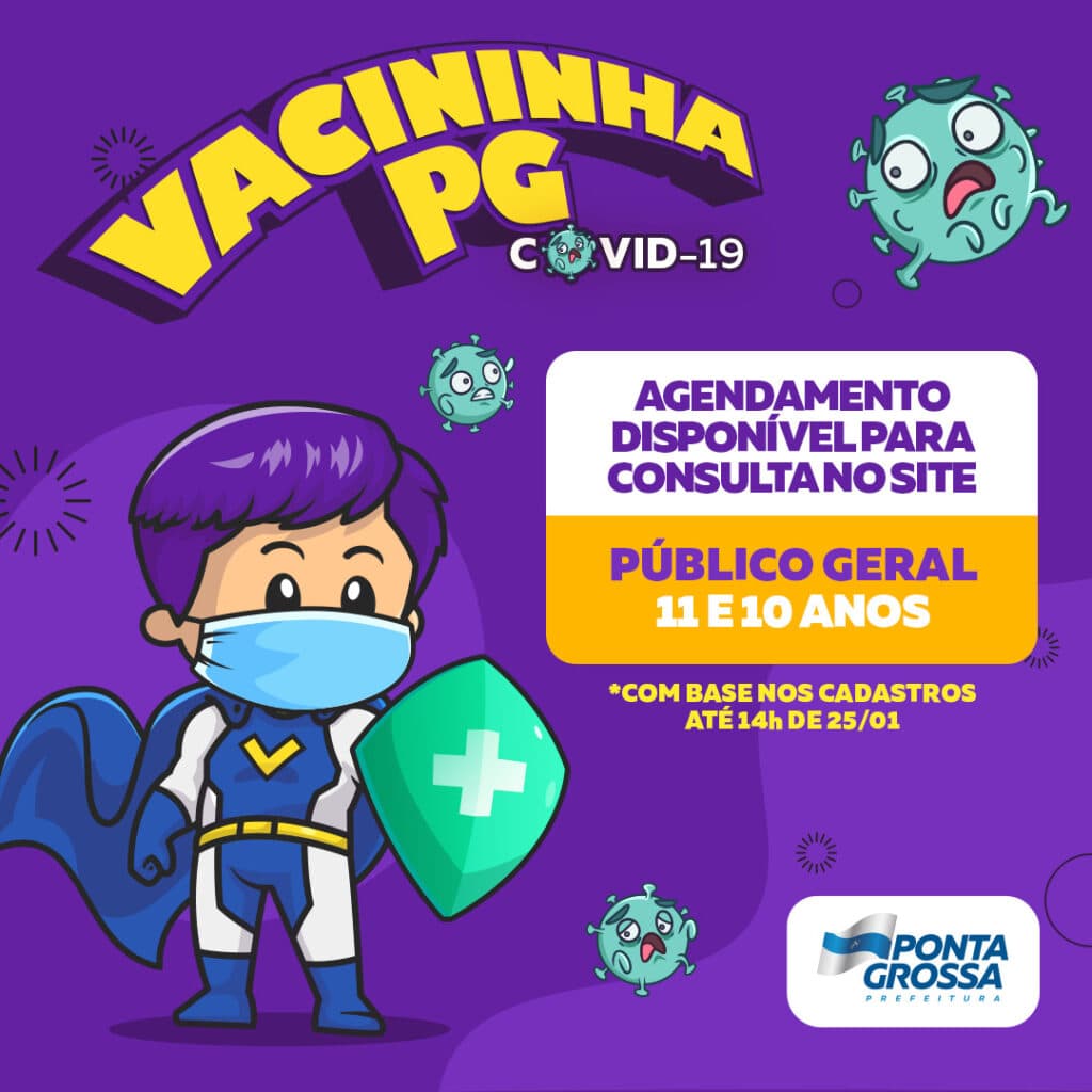 PG abre novo agendamento para vacinação infantil