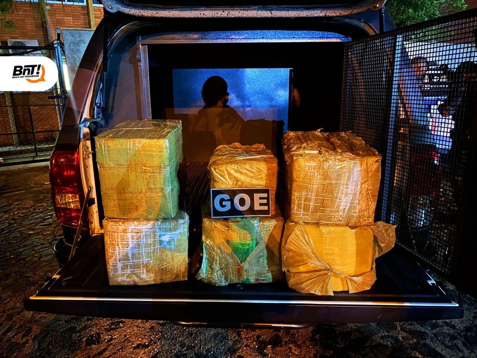 Guarda Municipal prende traficante e apreende 113 kg de maconha em PG