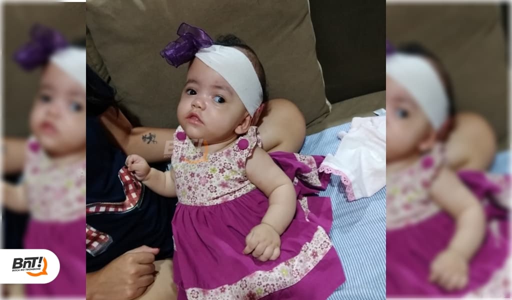 Bebê com menos de dois anos luta pela vida e necessita da sua ajuda