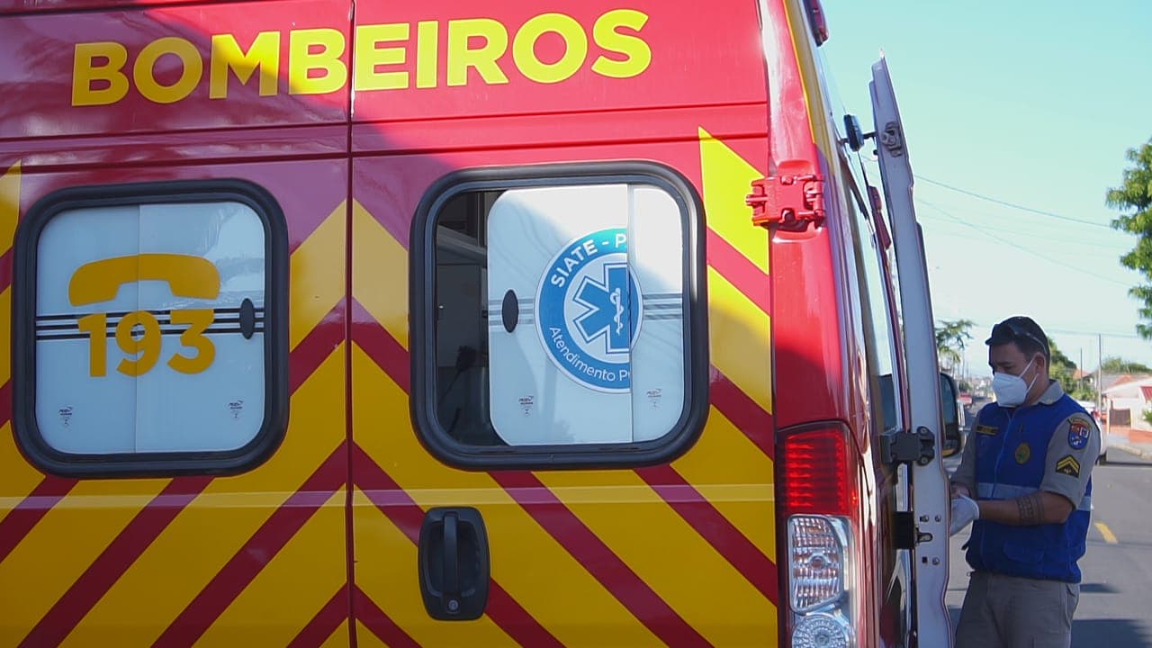 Homem cai de 10 metros após perder o equilíbrio em PG
