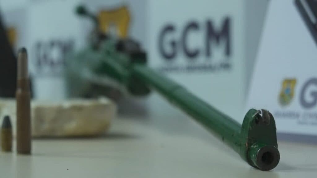 Guarda Municipal apreende fuzil e drogas em condomínio de Ponta Grossa