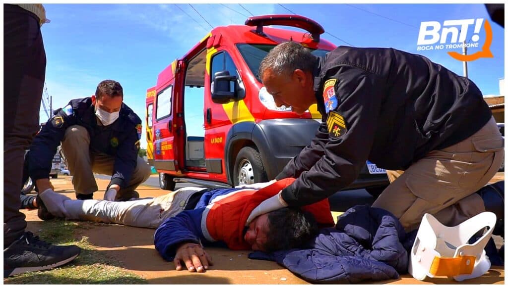 Duas pessoas ficam feridas após acidente em Uvaranas