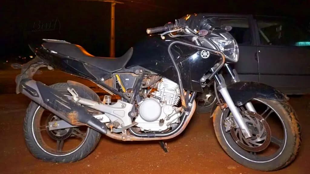 Moto roubada é recuperada por familiares da vítima