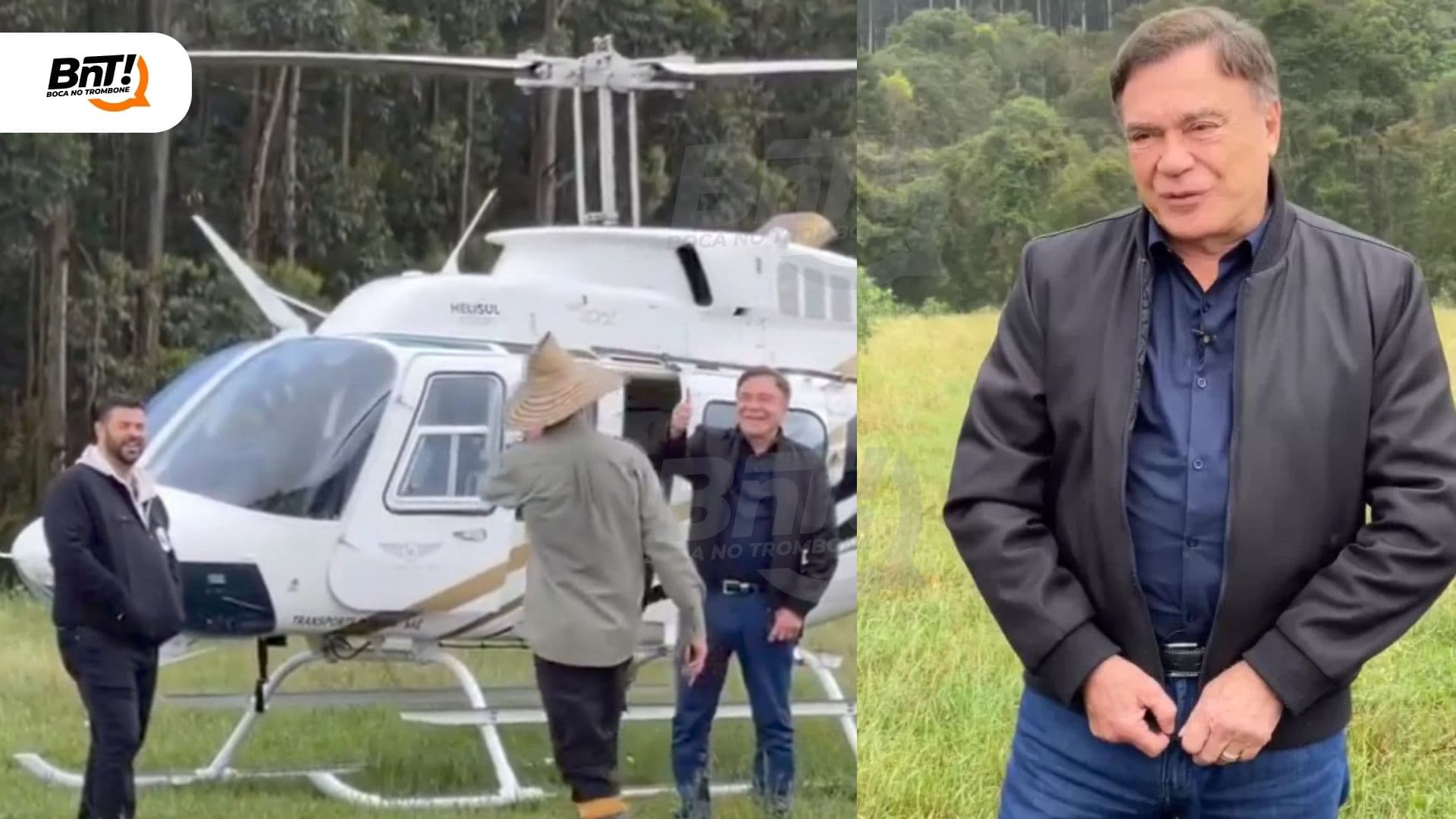 Helicóptero de Alvaro Dias faz pouso preventivo no interior do PR