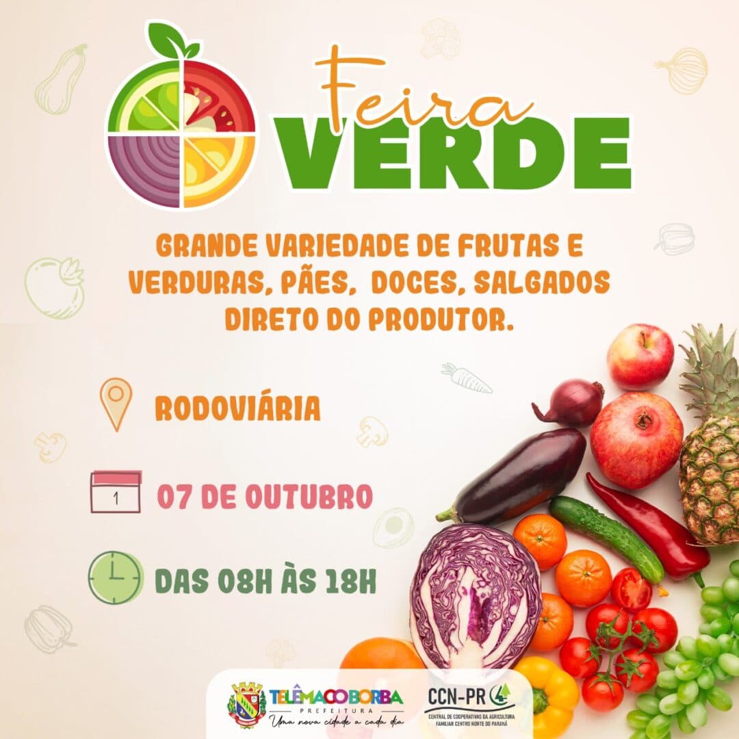Telêmaco Borba realiza a primeira Feira Verde