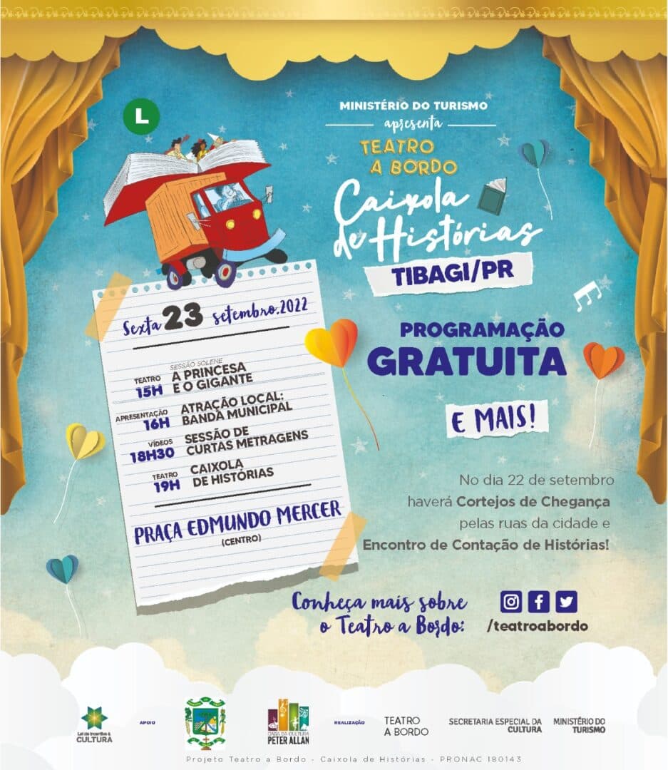 Tibagi terá ampla programação cultural nesta sexta