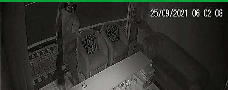 Empresária oferece recompensa para identificar ladrão que agiu no centro de PG