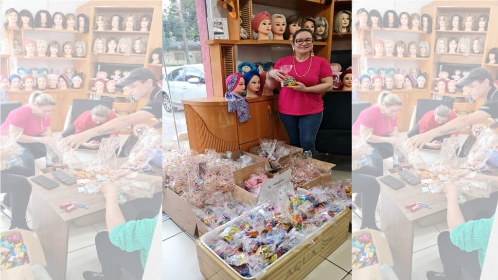 Instituições de PG se unem para doar 500 kits de chocolates para crianças carentes
