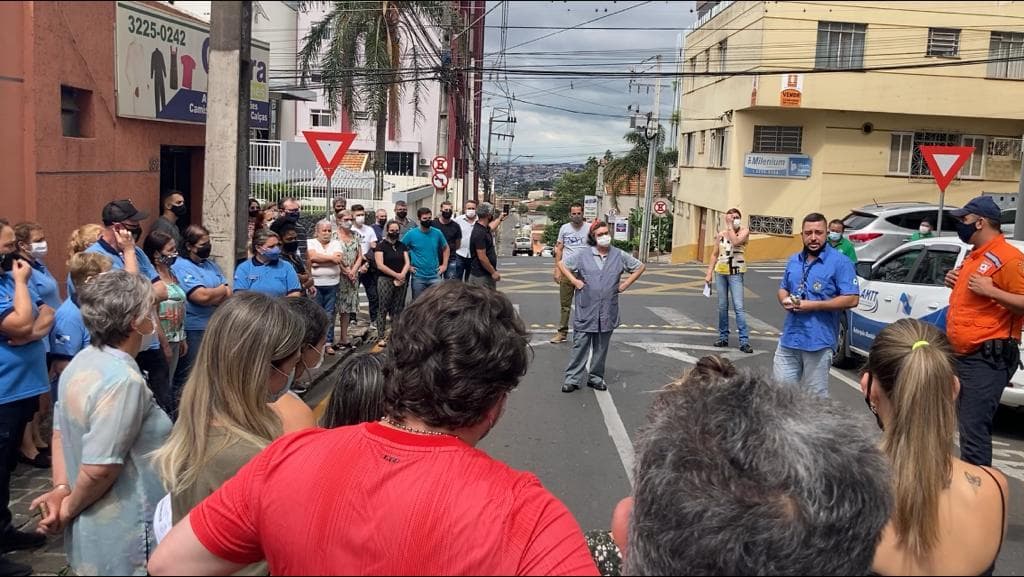 Simulação de incêndio no Edifício Guaíra mobiliza 200 pessoas