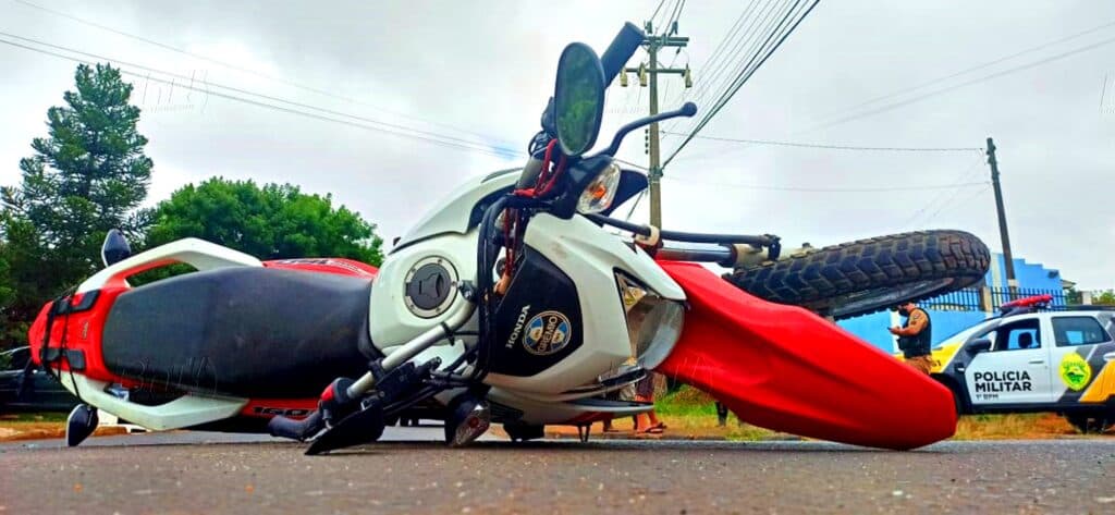 Motociclista sofre diversos ferimentos após acidente em Uvaranas