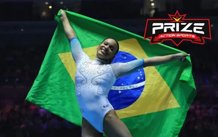 Rebeca Andrade conquista o ouro no individual geral