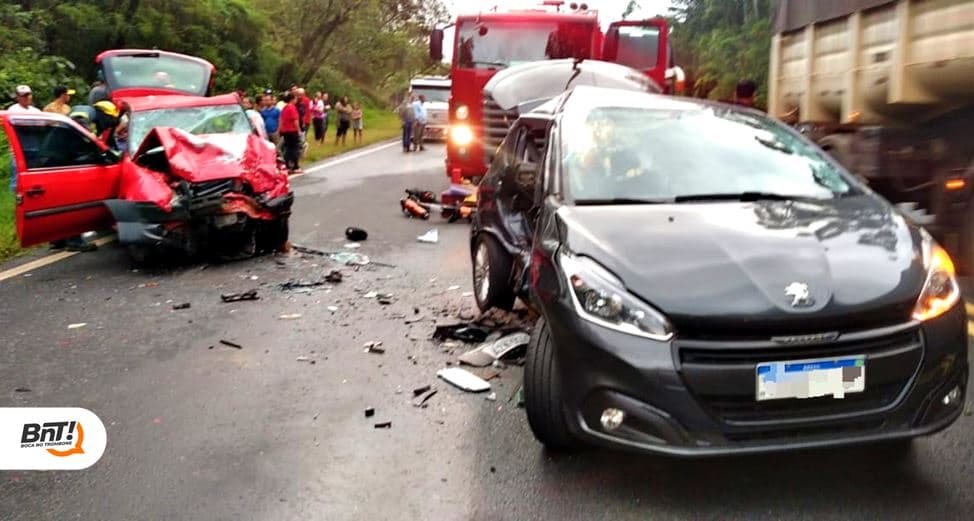 Acidente na rodovia BR-376 deixa um morto e seis feridos nos Campos Gerais