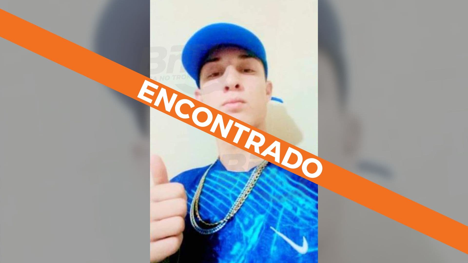 Jovem desparecido é encontrado em PG