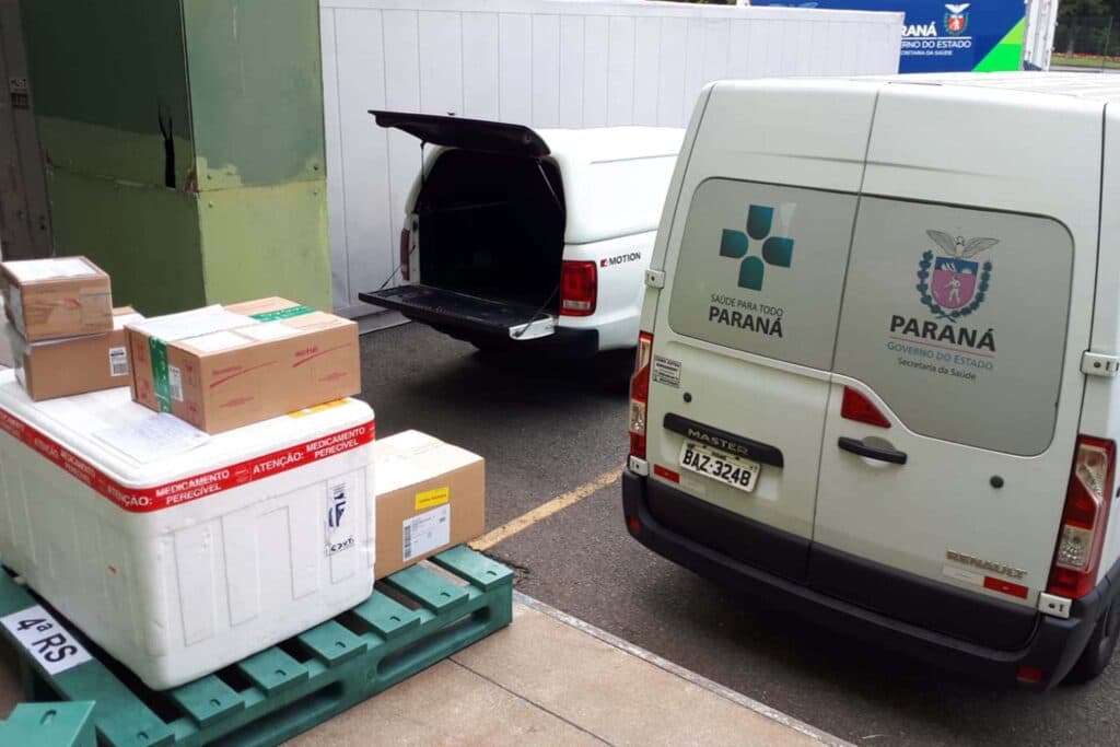 Secretaria da Saúde distribui hoje mais 201 mil vacinas contra a Covid-19