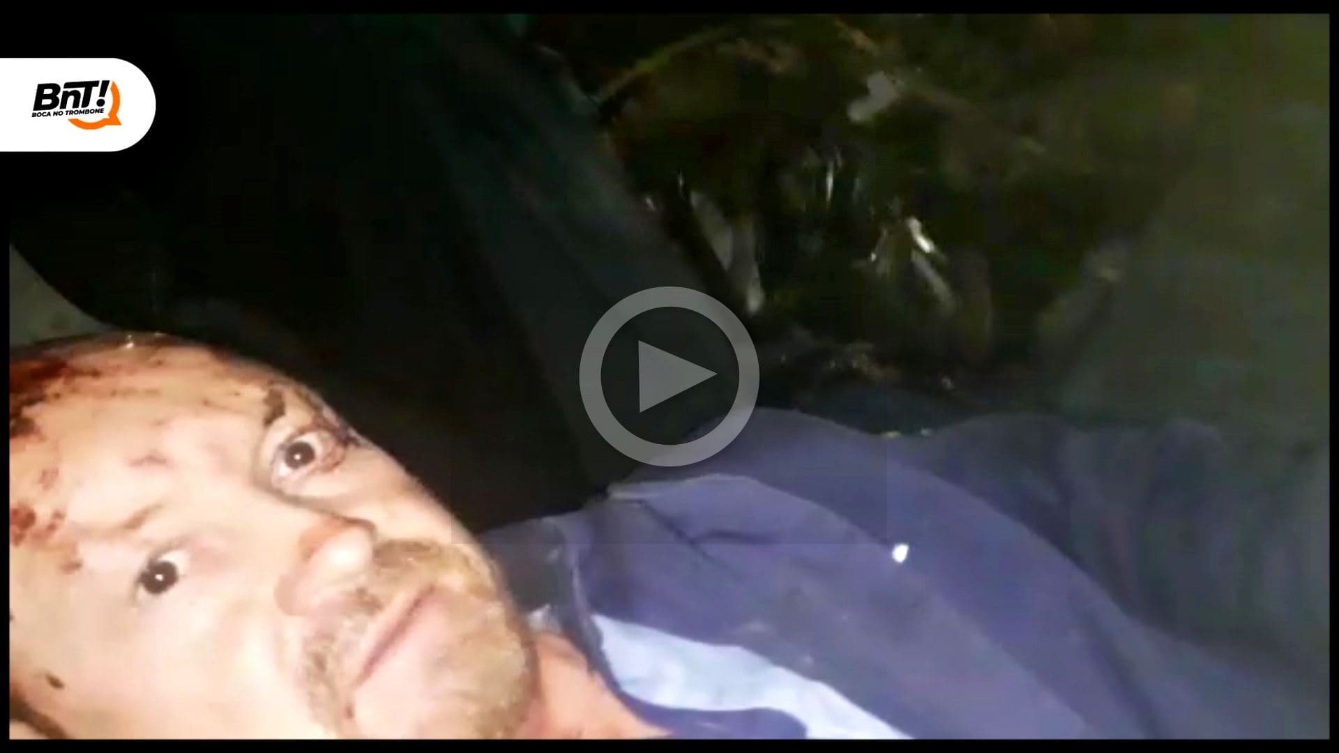 Soterrado, vítima da tragédia na BR-376 grava vídeo dentro do caminhão