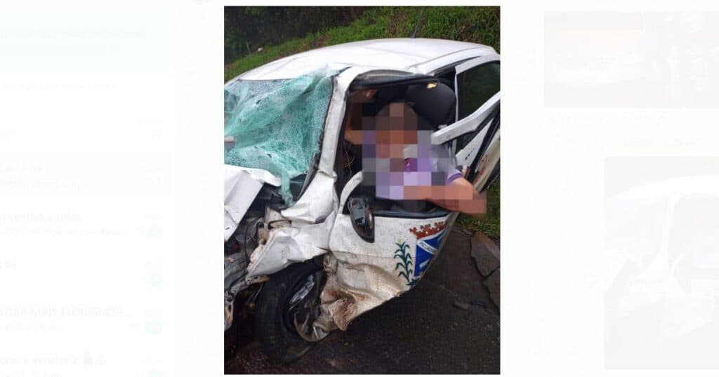 Motorista escapa com vida se acidente gravíssimo na BR-376