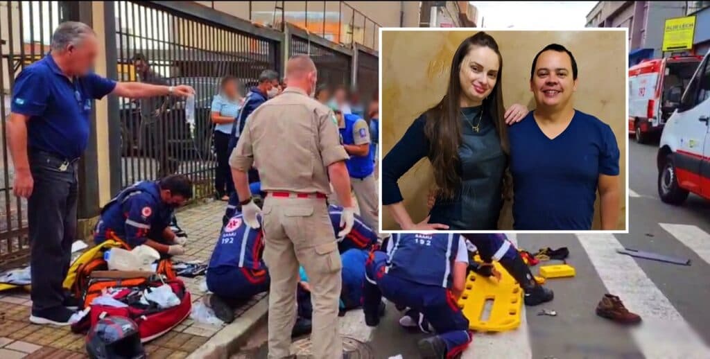 Casal envolvido em acidente com ambulância segue em estado gravíssimo.